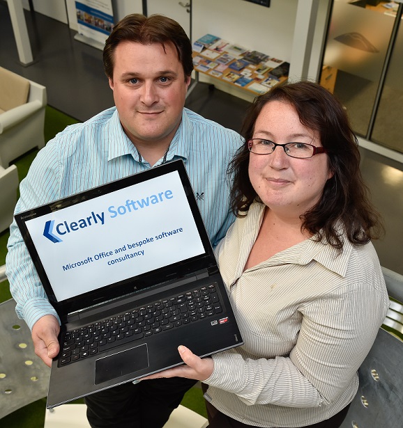 Guy Tucker, Clearly Software Founder and his wife.